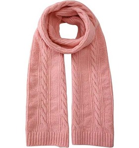 Fast-Shipping Unisex Knitted Scarf - In-Stock Winter <b>Neck</b> <b>Warmer</b> - Custom Logo Soft Rib-Knit Apparel Bulk - Product Image 4