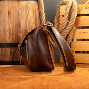 Bolsos de Pecho de Cuero Genuino, Mochila de Viaje y Senderismo, Bolso Bandolera de Cuero para Hombre, Bolso de Pecho para Hombre - Product Image 4