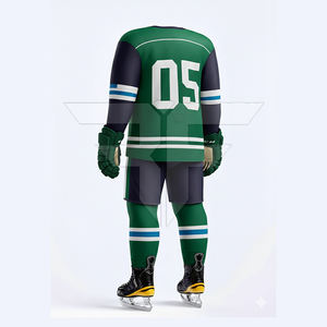 Ropa de Hockey sobre Hielo para Adultos de Poliéster con Detección de Agujas, Jersey de Hockey sobre Hielo de Alta Calidad para Equipos Deportivos, Logotipo Personalizado - Product Image 4