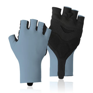 Guantes transpirables de verano para ciclismo, guantes de medio dedo acolchados a prueba de golpes para bicicleta de carretera, guantes ligeros antideslizantes para hombres y mujeres - Product Image 1