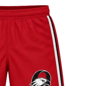 Shorts de hockey sur glace rouges, uniforme d'équipe sportive, vêtements d'entraînement sportif, vêtements de jeu en plein air, shorts de match légers pour le hockey - Product Image 4