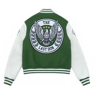 Chaqueta de Cuero Bordada para Mujer, Chaqueta de Motera de Cuero Genuino de Primera Calidad, Servicio de Muestras de Fábrica OEM ODM Disponible - Product Image 3
