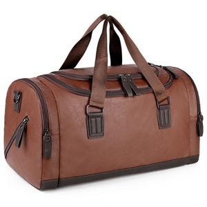 Sacs de voyage en cuir à prix d'usine, grande capacité, légers, haute qualité, couleur et logo personnalisés, en vente - Product Image 1
