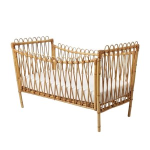 Meubles pour tout-petits, lit bébé en rotin pour nouveau-né, berceau tissé sécurisé, vente chaude, haute qualité, prix bas, vente en gros, vente directe d'usine - Product Image 1