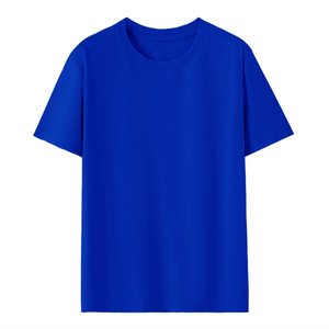Camiseta de Cuello Redondo y Manga Corta de Color Puro, 190g, con Logotipo Bordado Personalizado, Precio de Fábrica de Bangladesh y China, Fabricación Personalizada Transfronteriza - Product Image 2