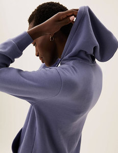 Sweat à capuche en molleton coupe classique personnalisé pour homme et femme, uni, 400 GSM, streetwear, sweat à capuche uni pour homme - Product Image 5