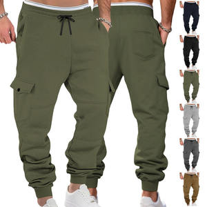 Pantalon de jogging en velours côtelé de coton pour homme, personnalisé, en gros, décontracté, streetwear, vert, avec cordon de serrage, polaire hiver, OEM - Product Image 6