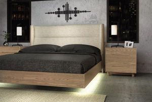 Wholesale Modern Wood <b>Framed</b> Upholstered <b>Bed</b> |Luxury Hotel Bedroom Furniture Wholesale - Product Image 4