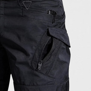 Pantalones Cortos Cargo Casuales para Hombre, Cintura Alta, Secado Rápido, Estilo Bermuda, con Cordón y Bolsillos, 100% Lona de Algodón - Product Image 5