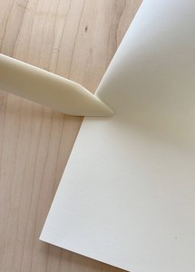 Plegador de Papel de Hueso Natural, Diseño Ergonómico, Superficie Pulida, Imitación Antigua, Varilla de Plegado Cónica para Encuadernación y Manualidades - Product Image 2
