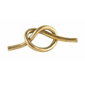 Escultura de estatuilla de formas geométricas de Metal de aluminio hecha a mano para mesa de sala de estar, escritorio de oficina, estantería de fundición, mesa única - Product Image 6