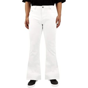 2025 <b>Men's</b> Retro 60s 70s Disco <b>Flared</b> Bell Bottom Denim <b>Jeans</b> Comfort Stretch Fit Stylish Vintage Design - Product Image 4