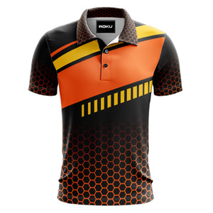 Venta al por mayor de impresión por sublimación personalizada patrón sólido ropa deportiva Jersey tela para hombres y mujeres OEM/ODM para Polos - Product Image 3