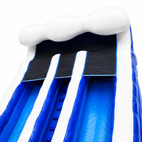 Toboggan aquatique gonflable en gros pour enfants toboggan aquatique extérieur pour fête toboggan aquatique commercial pour piscine