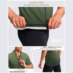 Pro Team Mens Cycling Jersey Short Sleeve <b>Road</b> Bike Wear Custom Design Moisture Wicking Bicycle Shirts High Performance Fabric - Product Image 2
