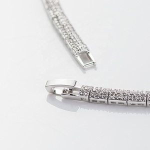 Joyería clásica de boda, collar de circonita cúbica para mujer - Product Image 3