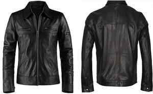 Men's High Quality <b>Sheep</b> <b>Skin</b> Leather <b>Jacket</b> with Stand Collar New Style Fashionable Design for Winter Direct From Pakistan - Product Image 5