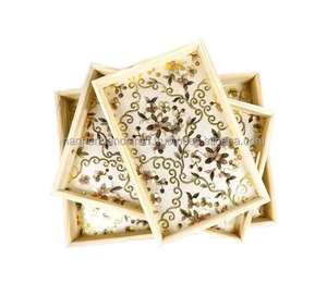 Plateau de service en bois de haute qualité pour hôtels et restaurants, de forme rectangulaire - Product Image 3