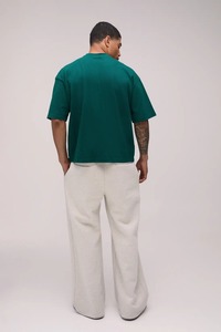 mens heavy cotton oversized <b>tshirt</b> boxy fit drop shoulder loose fit streetwear <b>tshirt</b> factory direct supplier - Product Image 5