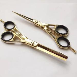 OEM Custom Logo Professional <b>Barber</b> Hairdressing Scissors <b>Set</b> VG10 Stainless Steel Sharp Blades Custom Packaging Thinning Shears - Product Image 2