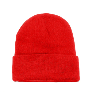 Gorros de Punto para Hombre y Mujer, Último Modelo, Color Negro, Proveedor de Gorros al por Mayor, Gorro de Invierno Cálido Unisex de Color Sólido - Product Image 3