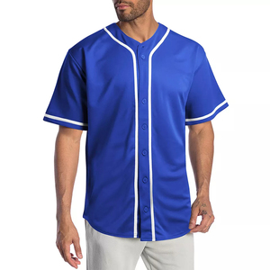 Nouvelle tenue de baseball personnalisée pour hommes, uniforme de baseball à boutons, design décontracté et service OEM sur mesure. - Product Image 4