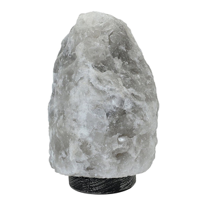 Decorative Gray Himalayan Salt Lamp Pyramid Style Natural Crystal Rock Lamp with Touch <b>Dimmer</b> Switch for Bedroom Office - Product Image 6