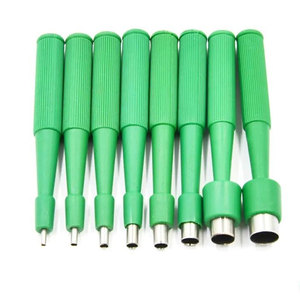 Kit de biopsie manuel vert en acier inoxydable, instruments chirurgicaux, kit de perçage cutané, usage clinique de classe I - Product Image 1