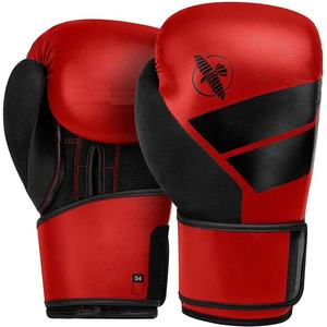 Gants de boxe en cuir de haute qualité personnalisés pour hommes et femmes, adaptés à l'entraînement et au sparring, bleu noir, fermeture velcro au poignet - Product Image 2