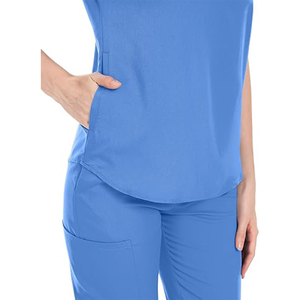 Conjunto de Uniforme Médico Unisex para Hospital: Blusas, Camisas y Trajes Quirúrgicos de Algodón Suave y Mezcla de Forro Polar para el Trabajo Sanitario - Product Image 1