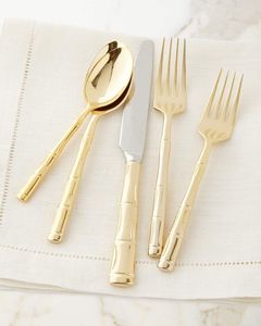 Couverts de table contemporains de prestige, comprenant un couteau principal et une fourchette à dessert, pour des tables élégantes et avant-gardistes - Product Image 5