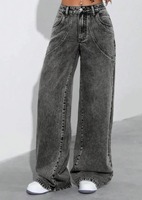Celana Jeans Wanita Model Boot Cut Katun Denim Metalik Berlapis Rhinestone Hitam untuk Pesta Malam Mode Terkini