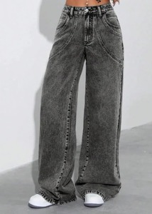 Women's <b>Boot</b> Cut Cotton Jeans Metallic Denim Rhinestone Coated Black Evening Party Fashion Forward - Product Image 4