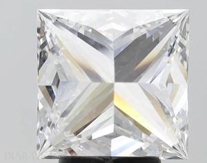 Diamant de laboratoire couleur D, clarté VVS-VS, taille princesse, CVD, certifié IGI, 5,20 carats, pour la fabrication de bijoux, bague ou ensemble de pendentif - Product Image 2