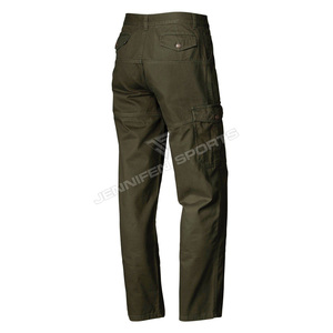Pantalones tácticos multibolsillos para exteriores, impermeables, para senderismo, caza, 100% algodón, tela de lona, pantalones cargo de trekking para hombre - Product Image 4