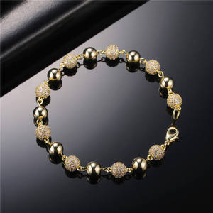 Collar de Cadena Cubana con Cuentas de Diamantes Moissanite VVS, Estilo Hip Hop, 8mm, Plata 925, para Hombre y Mujer - Product Image 1