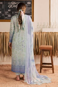 Adorable Shalwar Kameez de Algodón Bordado para Mujer, Vestido Elegante para la Moda India y Pakistaní - Product Image 6