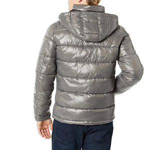 Custom Made Men's <b>Winter</b> Puffer <b>Jacket</b> Latest Style High Quality Long Sleeve with Stand Collar Featuring Your Logo - Product Image 4