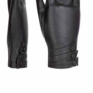 High-Level Women Casual <b>Thin</b> Fashion Plain Style Durable Four Seasons Leather Dressing <b>Gloves</b> for Outdoor - Product Image 6