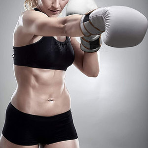 Guantes de Boxeo de Cuero Duraderos para Entrenamiento Físico y Práctica en el Gimnasio, Soporte Cómodo para la Muñeca, Diseño Unisex de Larga Duración - Product Image 5