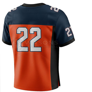 Maillots de football américain respirants à manches courtes, fournisseur en gros, impression personnalisée du logo, uniforme sportif pour hommes, vêtements d'équipe - Product Image 6