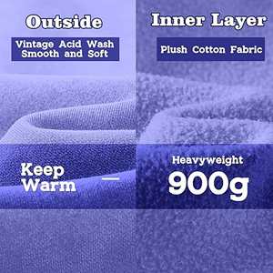 เสื้อฮู้ดดี้สตรีทแวร์แบบฟอกสีสไตล์วินเทจทรงโอเวอร์ไซส์ คุณภาพพรีเมียม เสื้อฮู้ดดี้เปล่า ผู้ผลิต OEM ขายส่ง - Product Image 6