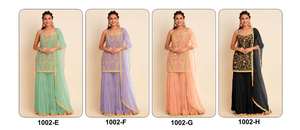 Shalwar Kameez de Invierno para Mujer, Georgette Pesado con Bordado Sarara, Ropa India Formal Sofisticada para Adultos, Ideal para Fiestas - Product Image 6