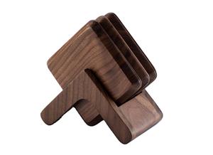 En gros Personnalisable Design mignon Dessous de verre en bois d'acacia gravable au laser Forme carrée et ronde pour les boissons - Product Image 5