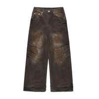Jeans baggy, coupe ample, pantalon en denim confortable, style streetwear pour hommes et femmes, à porter au quotidien
