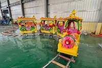 Train touristique Nova Rides pour 24 passagers, train de parc d'attractions, train touristique TT-WL à vendre, mini-train touristique