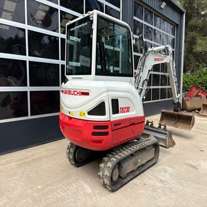 Excavatrice compacte sur chenilles Takeuchi, système hydraulique puissant, moteur, pompe, boîte de vitesses, engrenages, haute efficacité, travaux de terrassement, travaux routiers - Product Image 5