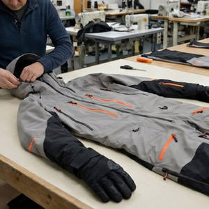 Combinaison de ski imperméable sur mesure de qualité supérieure (intérieur noir avec bretelles) en vente en ligne - Product Image 4