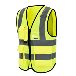 Chaleco de Seguridad Reflectante de Alta Visibilidad Personalizado, Ropa de Trabajo Transpirable de Malla con Logotipo, Chaleco de Alta Visibilidad para Hombre - Product Image 6