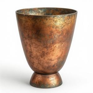 Jardinière en fer durable avec couleur et taille personnalisables, design écologique, finition dorée pour le jardinage extérieur toute saison - Product Image 5